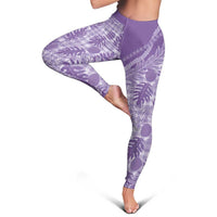 Hawaii Breadfruit Palaka Leggings Poni Maile Lei LT9 - Polynesian Pride