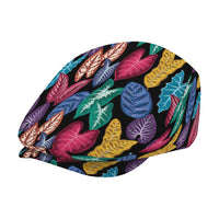 Hawaii Colorful Tropical Leaves Jeff Hat LT01 - Polynesian Pride