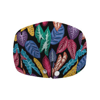 Hawaii Colorful Tropical Leaves Jeff Hat LT01 - Polynesian Pride