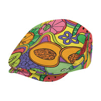Hawaii Fruits Hippie Style Jeff Hat Vibrant Colorful LT01 - Polynesian Pride