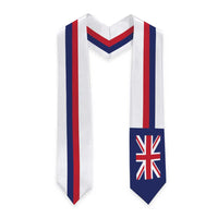 Hawaii Graduation Stole Hawaiian Flag Simple Style LT05 - Polynesian Pride