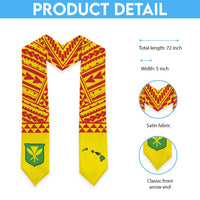Hawaii Graduation Stole Kanaka Maoli Polynesian Pattern LT05 - Polynesian Pride