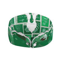 Hawaii Japanese Culture Green Jeff Hat Spring Cranes Aloha Pattern LT01 - Polynesian Pride