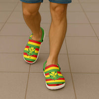 Hawaii Kanaka Maoli Clogs Shoes Heritage Palette Flag-Inspired - Polynesian Pride