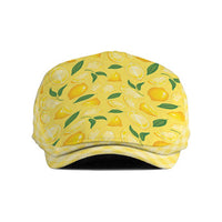 Hawaii Lemon Palaka Jeff Hat Striped Stylized LT01 Yellow - Polynesian Pride