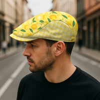 Hawaii Lemon Palaka Jeff Hat Striped Stylized LT01 - Polynesian Pride