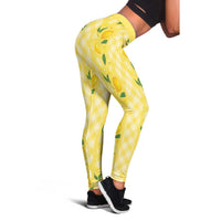 Hawaii Lemon Palaka Leggings Striped Stylized LT01 - Polynesian Pride