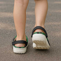 Hawaii Maile Lei Clogs Shoes Aloha Black Color LT03 - Polynesian Pride