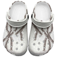 Hawaii Maile Lei Clogs Shoes Aloha The Grey Color LT03 Grey - Polynesian Pride