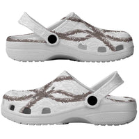 Hawaii Maile Lei Clogs Shoes Aloha The Grey Color LT03 - Polynesian Pride