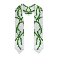 Hawaii Maile Lei Graduation Stole Aloha White Color LT03 - Polynesian Pride