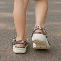 Hawaii Tartan With Hibiscus Clogs Shoes Polynesian Pattern Vintage