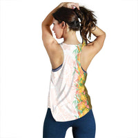 Hawaii Tropical Plant Lenalena Women Racerback Tank Vibrant Polynesian Pattern LT01 - Polynesian Pride