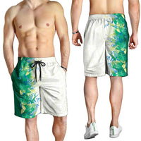 Hawaii Tropical Plant Omaomao Shorts for Men Vibrant Polynesian Pattern LT01 - Polynesian Pride