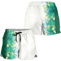 Hawaii Tropical Plant Omaomao Shorts for Women Vibrant Polynesian Pattern LT01 - Polynesian Pride