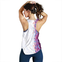 Hawaii Tropical Plant Poni Women Racerback Tank Vibrant Polynesian Pattern LT01 - Polynesian Pride