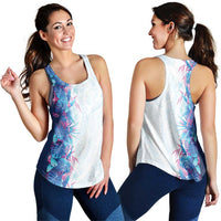 Hawaii Tropical Plant UliUli Women Racerback Tank Vibrant Polynesian Pattern LT01 - Polynesian Pride