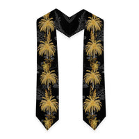 Hawaiian Honu And Surfboards Graduation Stole Gold Style LT05 - Polynesian Pride