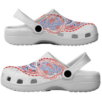 Hawaiian Kakau Tribal Sea Animals Tattoos Clogs Shoes Hawaii Flag Color Inspired LT03 - Polynesian Pride