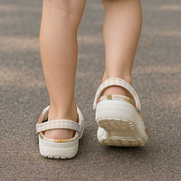 Hawaiian Ohia Lehua Lei Clogs Shoes Plaid Palaka Ahiehie Pattern - Polynesian Pride