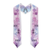 Hawaiian Quilt Graduation Stole Vintage Pattern Galaxy LT05 - Polynesian Pride