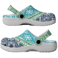 Hawaiian Quilt Pattern Clogs Shoes Fresh Color Mixed LT01 - Polynesian Pride