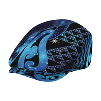 Humpback Whale Matariki New Zealand Jeff Hat NZ Maori Paikea Poutama Luxury Blue LT14 - Polynesian Pride
