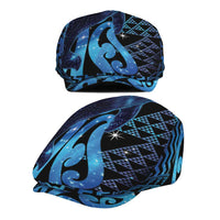 Humpback Whale Matariki New Zealand Jeff Hat NZ Maori Paikea Poutama Luxury Blue LT14 - Polynesian Pride