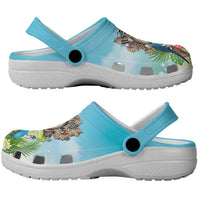 It's 5 o'clock Somewhere Clogs Shoes Hawaiian Tropical Parrots LT01 - Polynesian Pride
