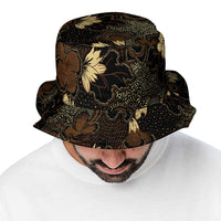 Javanese Batik Semen Bucket Hat Indonesian Traditional Pattern LT01 - Polynesian Pride
