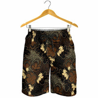 Javanese Batik Semen Shorts for Men Indonesian Traditional Pattern LT01 - Polynesian Pride