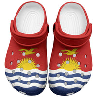 Kiribati Clogs Shoes Heritage Palette Flag-Inspired LT01 Red - Polynesian Pride