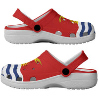 Kiribati Clogs Shoes Heritage Palette Flag-Inspired LT01 - Polynesian Pride
