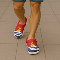 Kiribati Clogs Shoes Heritage Palette Flag-Inspired LT01 - Polynesian Pride