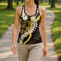 Kula Aloha Hawaii Lei Hollow Tank Top Tropical Flowers Elegant Vibe LT14 - Polynesian Pride