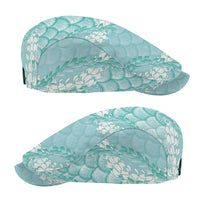 Light Turquoise Mermaid Puakenikeni Maile Lei Jeff Hat LT01 - Polynesian Pride