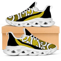 Lime Green Maori Koru New Zealand Clunky Sneakers LT14 Lime Green - Polynesian Pride