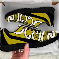 Lime Green Maori Koru New Zealand Sneakers