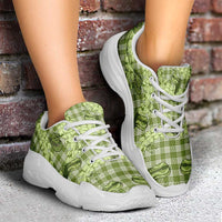 Lime Palaka Hawaii Cowboy Chunky Sneakers Puakenikeni Lei Paniolo Papale Seamless Vibes - Polynesian Pride