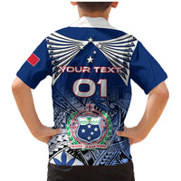 Custom Samoa Rugby Family Matching Mermaid Dress and Hawaiian Shirt Toa Samoa Myriad Patterns LT01 - Polynesian Pride