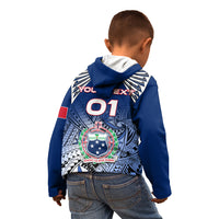 Custom Samoa Rugby Kid Hoodie Toa Samoa Myriad Patterns LT01 - Polynesian Pride