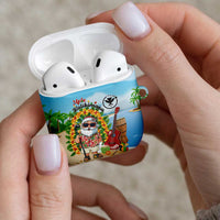 Hawaii Golf Christmas AirPods Case Mele Kalikimaka Funny Golfer Santa LT01 - Polynesian Pride