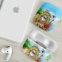 Hawaii Golf Christmas AirPods Case Mele Kalikimaka Funny Golfer Santa LT01 - Polynesian Pride
