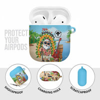 Hawaii Golf Christmas AirPods Case Mele Kalikimaka Funny Golfer Santa LT01 - Polynesian Pride