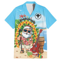 Personalized Hawaii Golf Christmas Family Matching Off The Shoulder Long Sleeve Dress and Hawaiian Shirt Mele Kalikimaka Funny Golfer Santa - Polynesian Pride