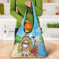 Hawaii Golf Christmas Grocery Bag Mele Kalikimaka Funny Golfer Santa LT01 - Polynesian Pride