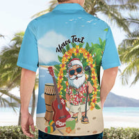 Personalized Hawaii Golf Christmas Hawaiian Shirt Mele Kalikimaka Funny Golfer Santa LT01 - Polynesian Pride