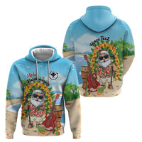 Personalized Hawaii Golf Christmas Hoodie Mele Kalikimaka Funny Golfer Santa - Polynesian Pride