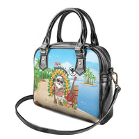 Hawaii Golf Christmas Shoulder Handbag Mele Kalikimaka Funny Golfer Santa LT01 - Polynesian Pride