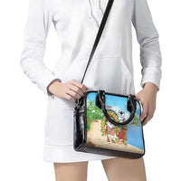 Hawaii Golf Christmas Shoulder Handbag Mele Kalikimaka Funny Golfer Santa LT01 - Polynesian Pride